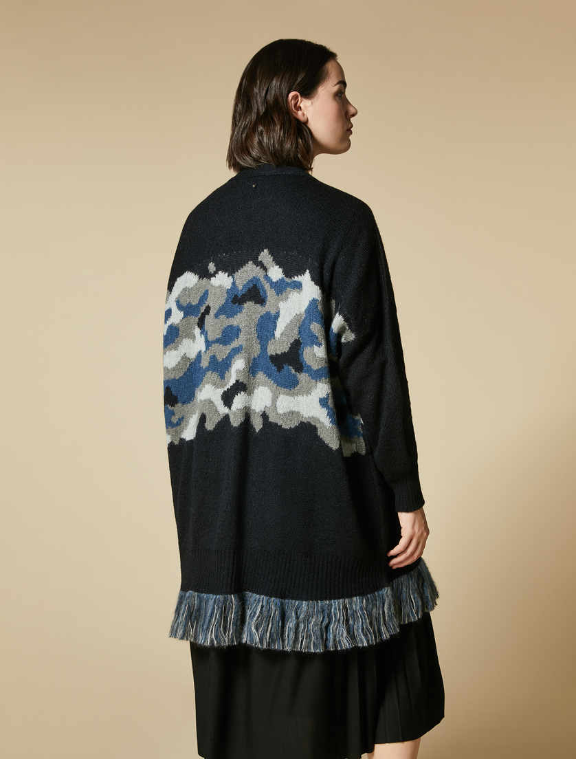 Cardigan aus Mohairmix - Dunkelblau - Marina Rinaldi - 3