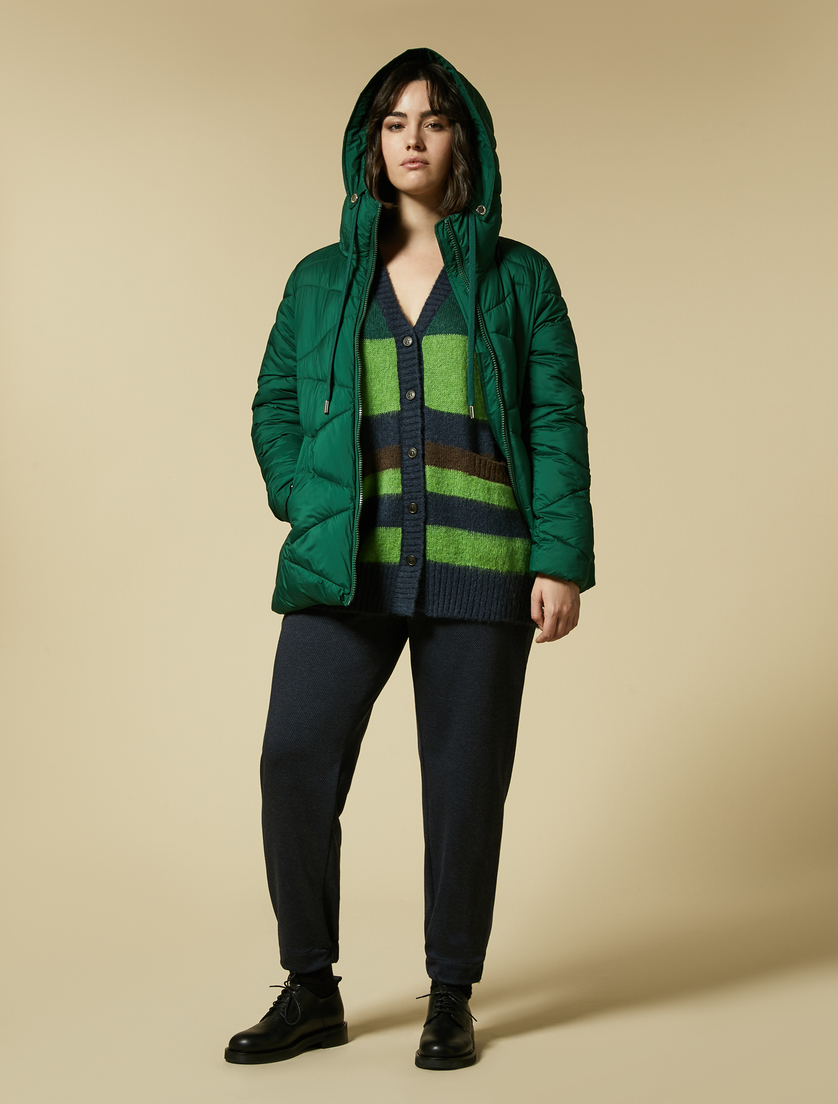 Mohair-blend cardigan - Green - Marina Rinaldi - 4