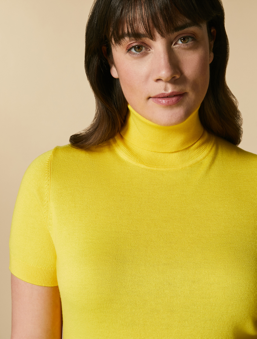 Pullover aus Viskosegarn - Gelb - Marina Rinaldi - 2