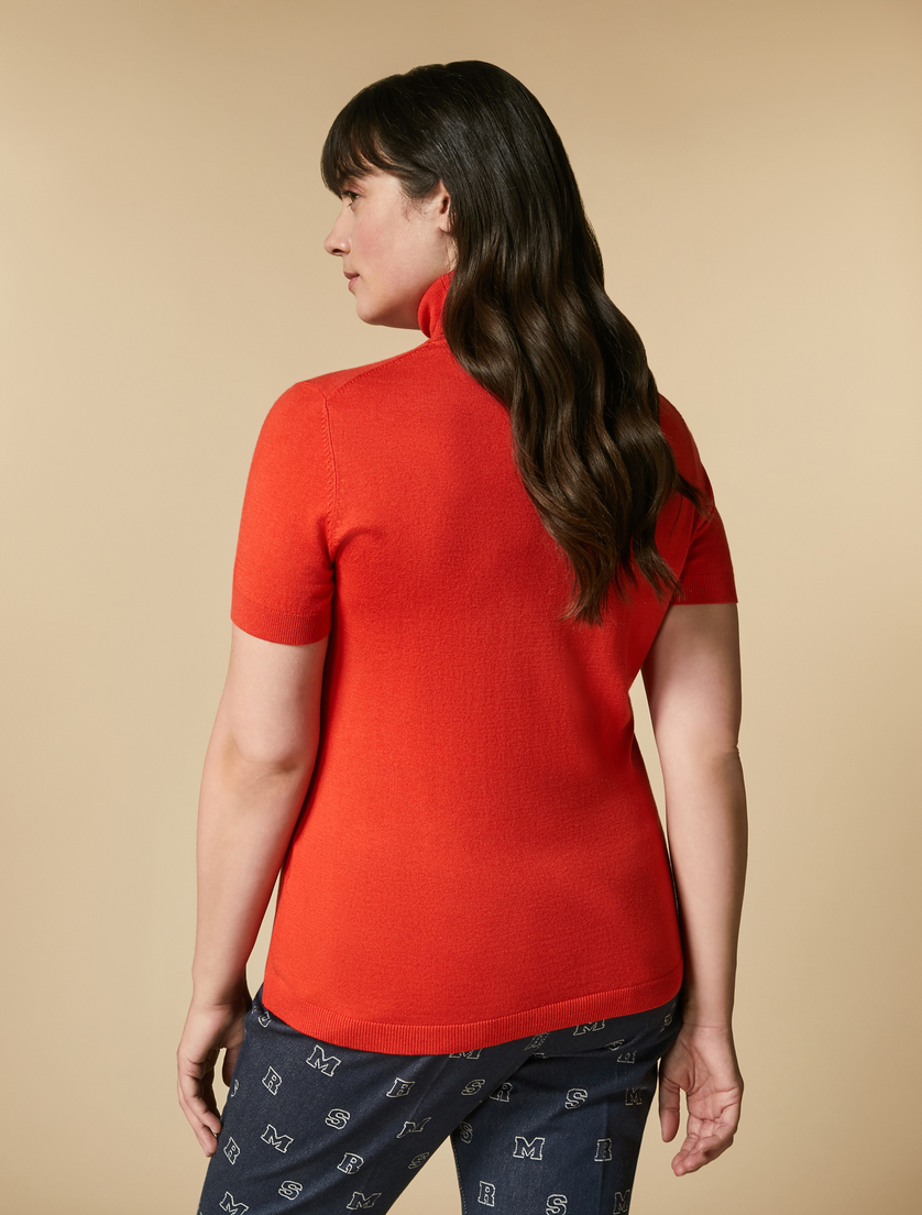 Viscose yarn sweater - Red - Marina Rinaldi - 3
