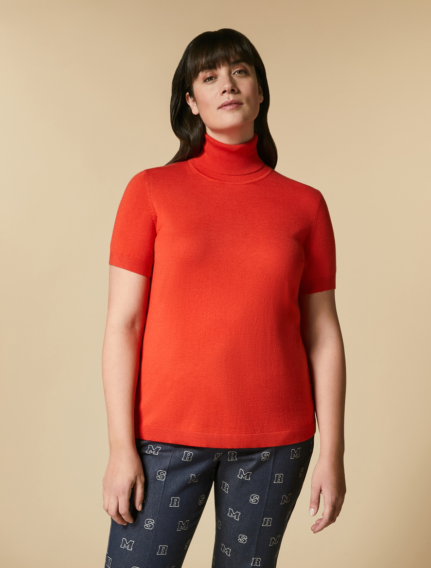 Viscose yarn sweater - Red - Marina Rinaldi