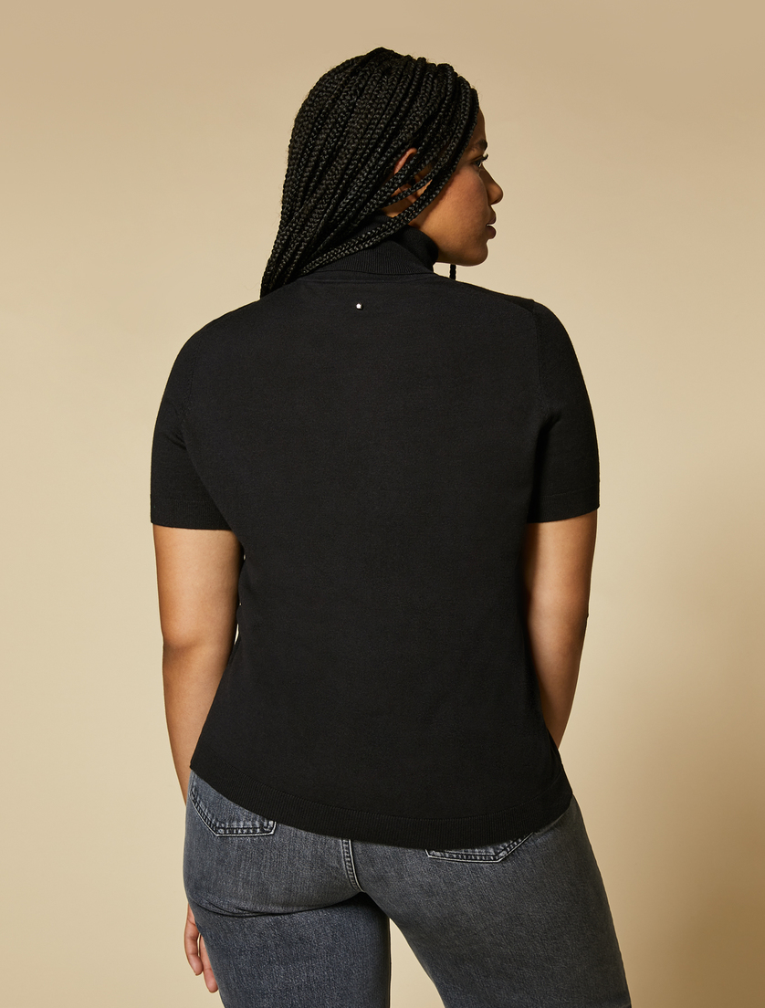 Pullover aus Viskosegarn - Schwarz - Marina Rinaldi - 3