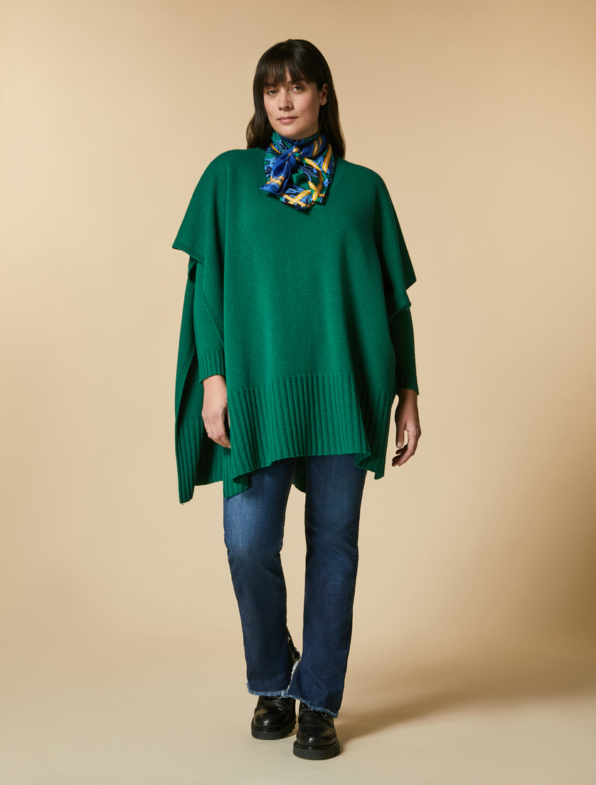 Pullover aus Kaschmirmischung - Dunkelgrün - Marina Rinaldi - 4