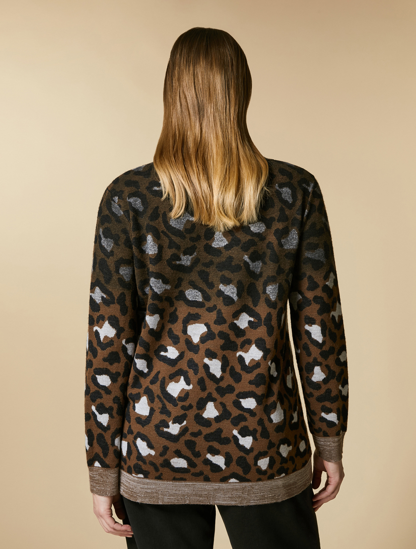 Jacquard-Pullover - Kaltbraun - Marina Rinaldi - 3