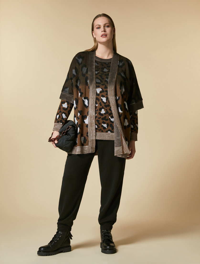 Jacquard-Pullover - Kaltbraun - Marina Rinaldi - 4