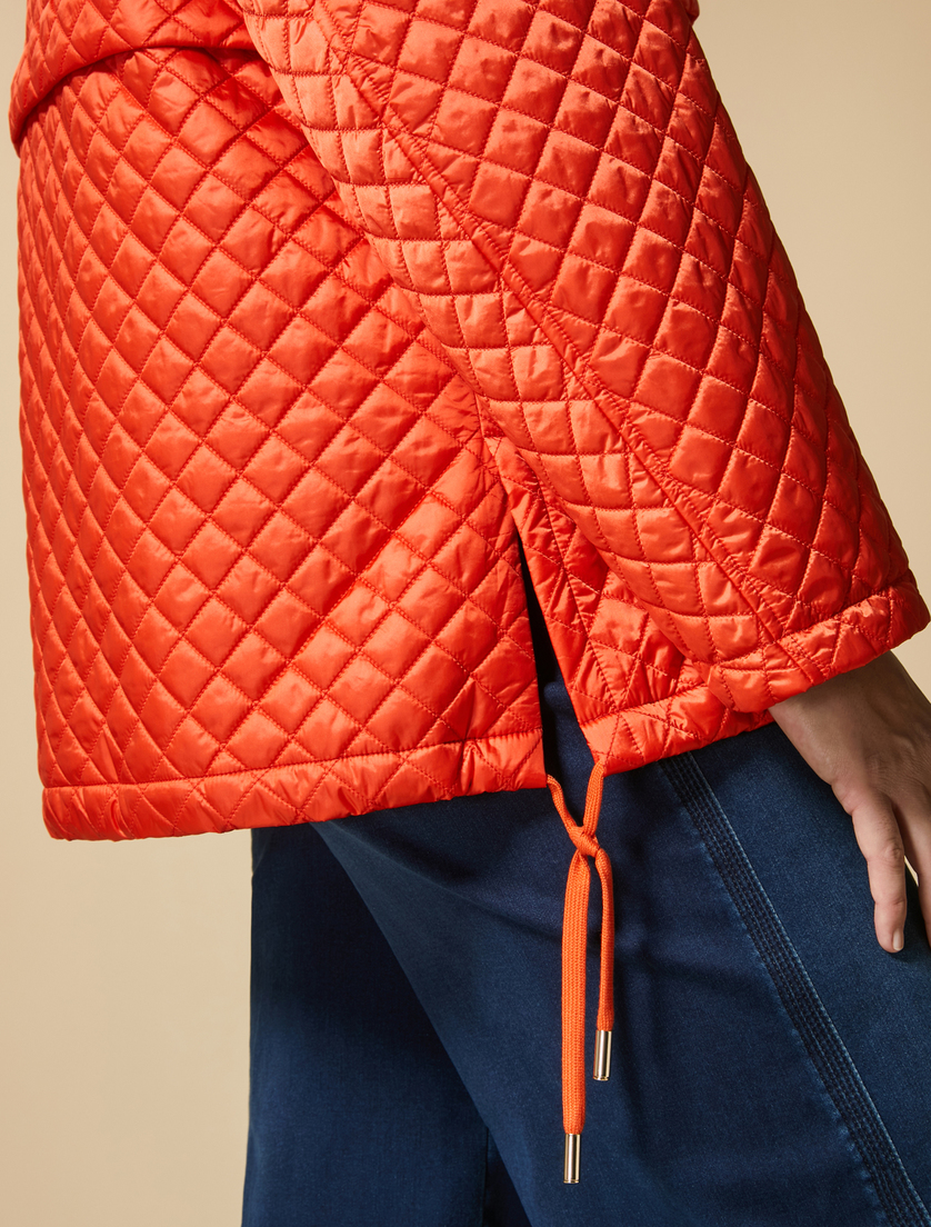 Iridescent padded jacket - Red - Marina Rinaldi - 2