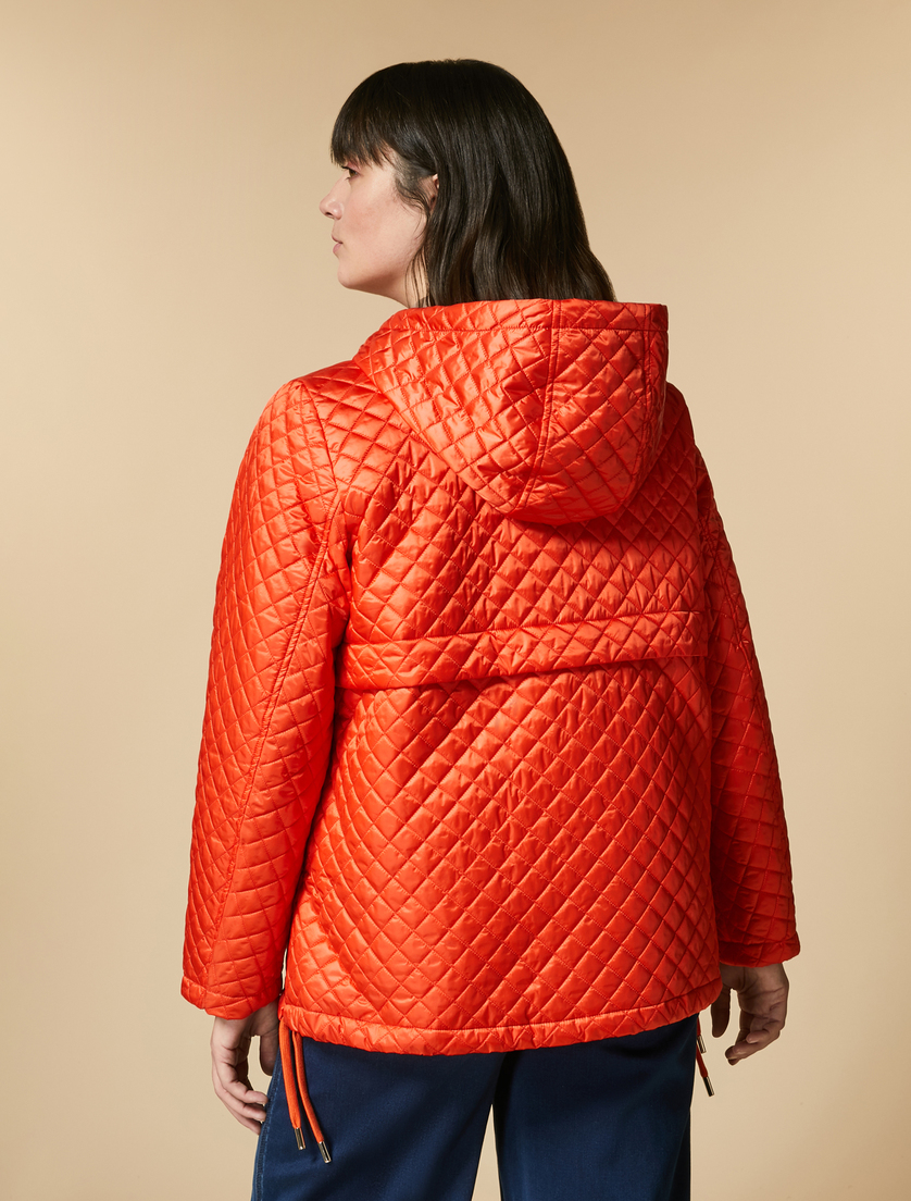 Iridescent padded jacket - Red - Marina Rinaldi - 3