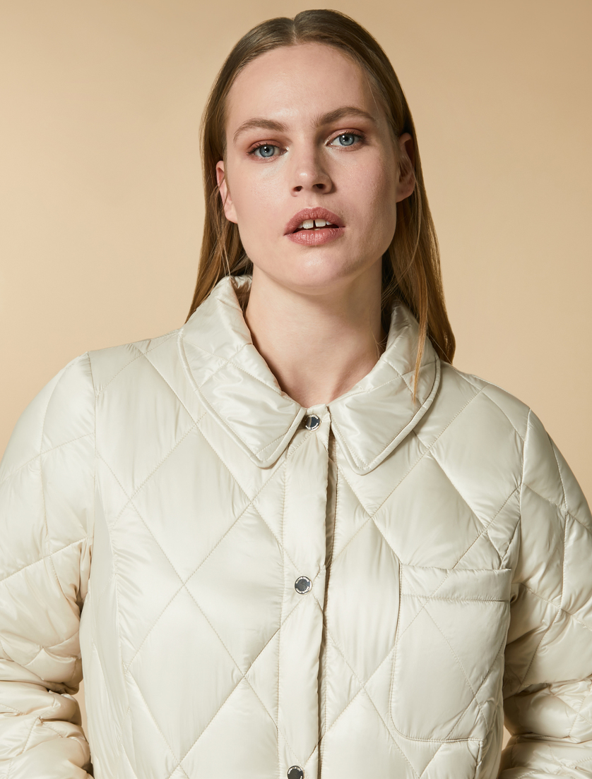 Water-repellent down jacket - Dark beige - Marina Rinaldi - 2