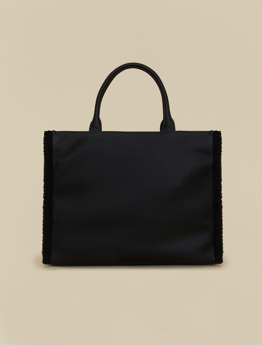 Shopper-Tasche mit Logo - Schwarz - Marina Rinaldi - 2