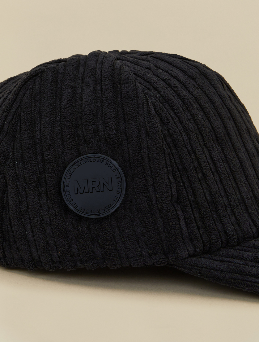 Corduroy baseball cap - Black - Marina Rinaldi - 3