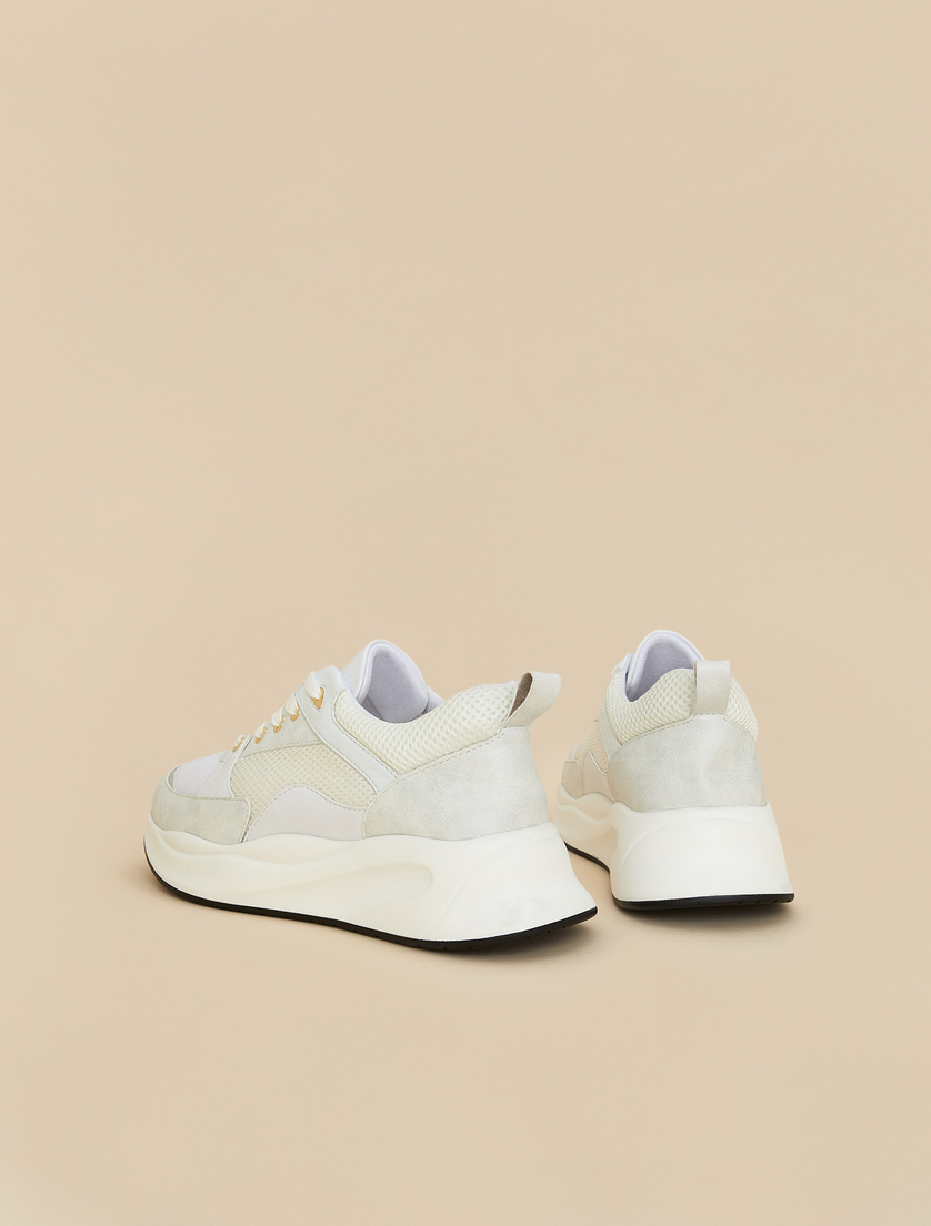 Sneakers con inserti - Bianco - Marina Rinaldi - 3