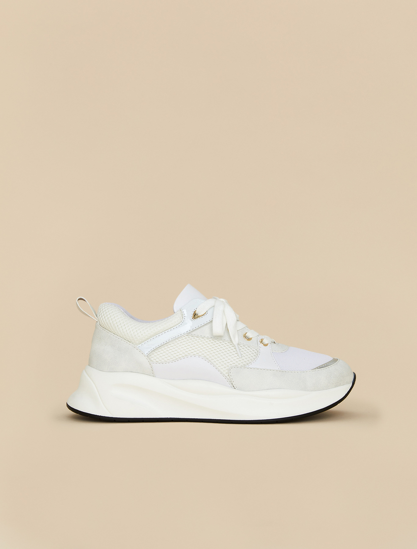 Sneakers con inserti - Bianco - Marina Rinaldi
