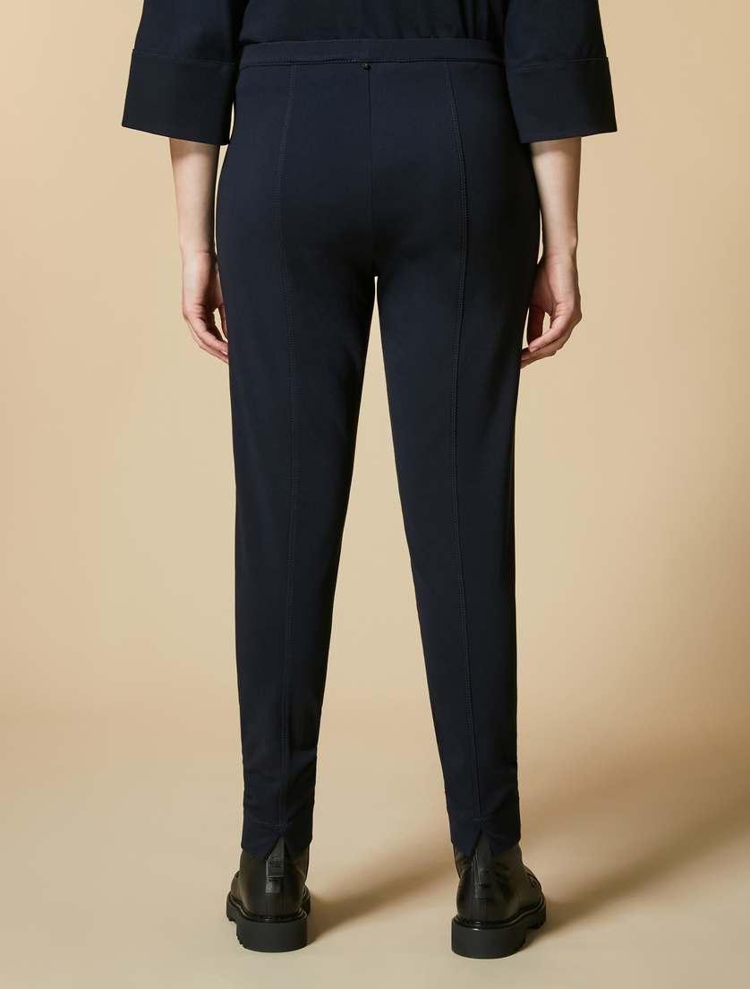 Jersey leggings - Dark navy - Marina Rinaldi - 4