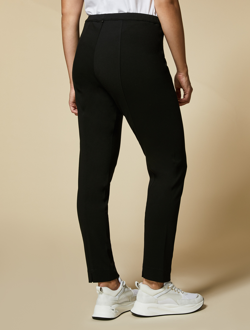 Jersey leggings - Black - Marina Rinaldi - 4