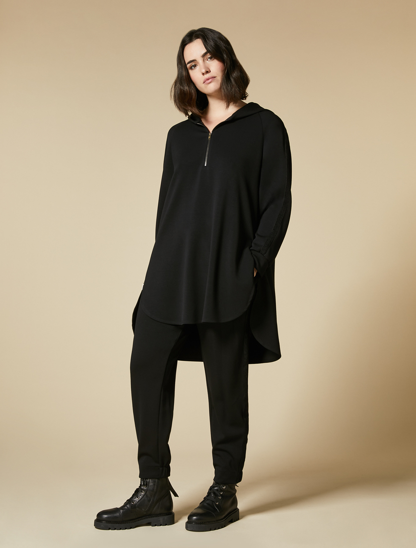 Jersey trousers - Black - Marina Rinaldi