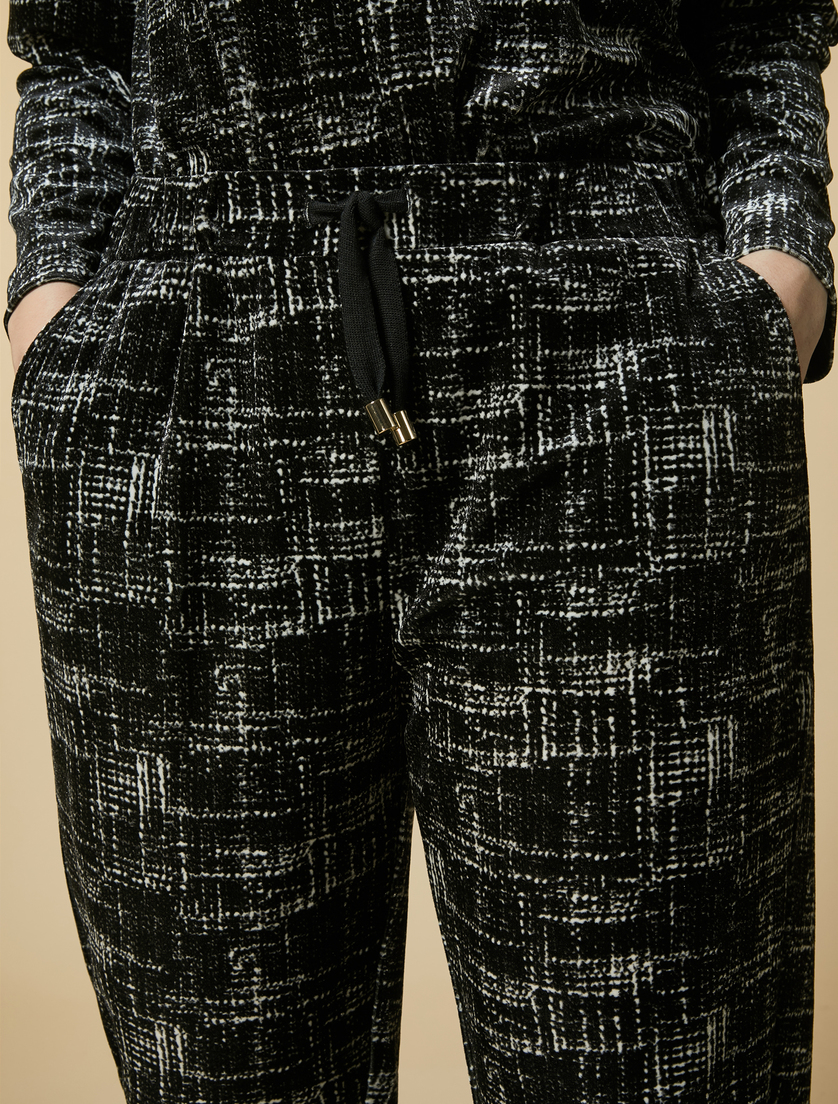 Velvet jersey trousers - Colonial - Marina Rinaldi - 3