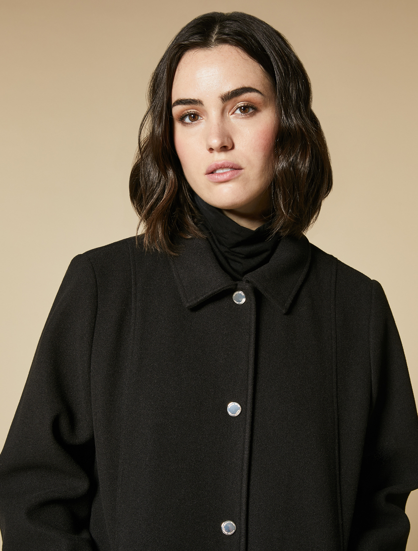 Jersey jacket - Black - Marina Rinaldi - 2