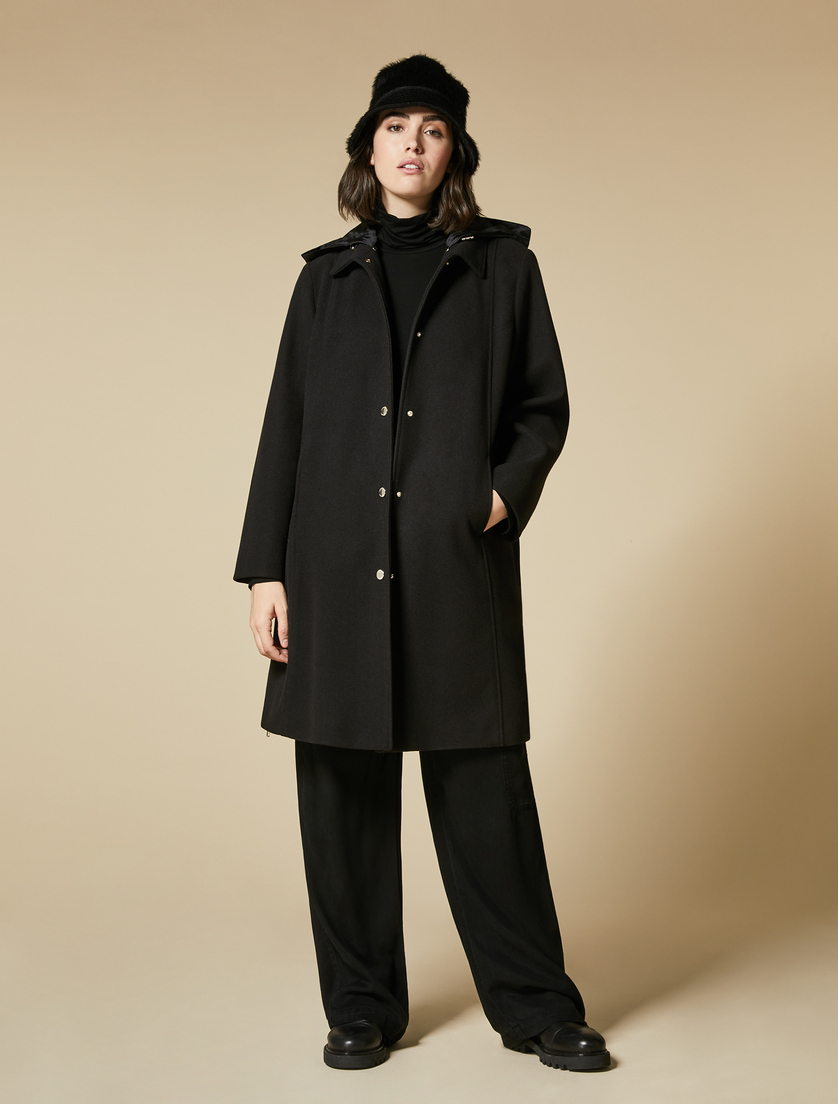 Jersey jacket - Black - Marina Rinaldi - 4