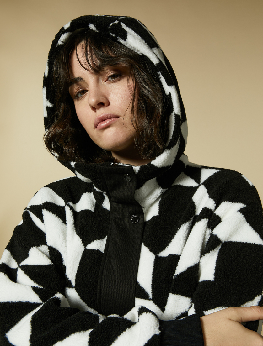 Jacke aus Jacquard-Jersey - Weiß - Marina Rinaldi - 2