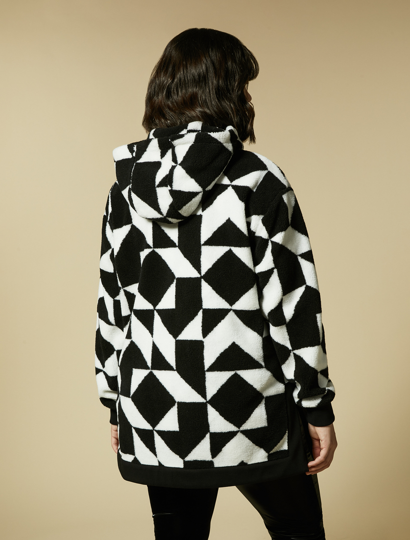 Jacke aus Jacquard-Jersey - Weiß - Marina Rinaldi - 3