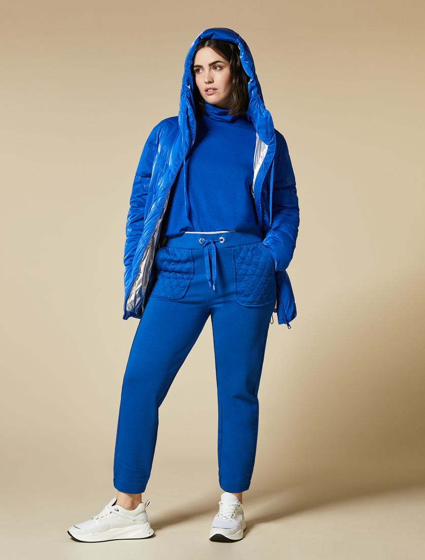 Col roulé en jersey stretch - Blue - Marina Rinaldi - 4
