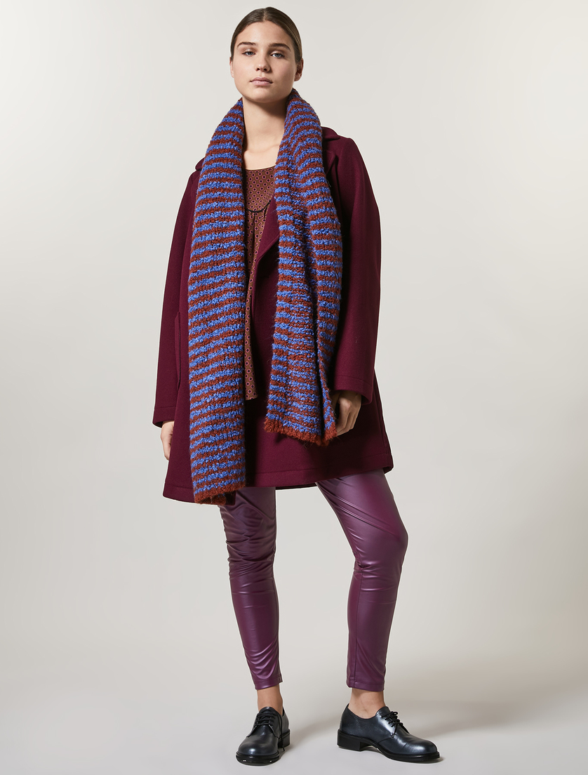 Top aus Crêpe-Marocain-Viskose - Braun - Marina Rinaldi - 4