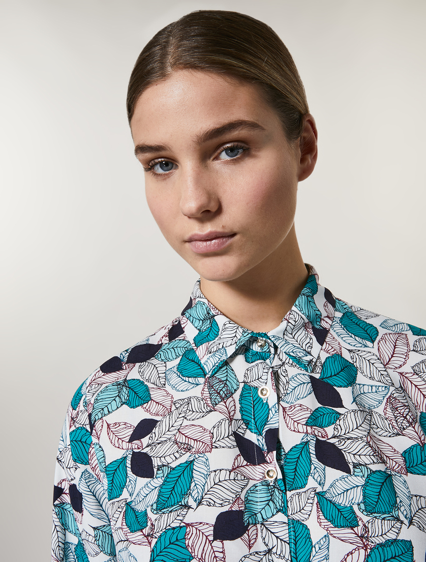 Viscose shirt - White - Marina Rinaldi - 2