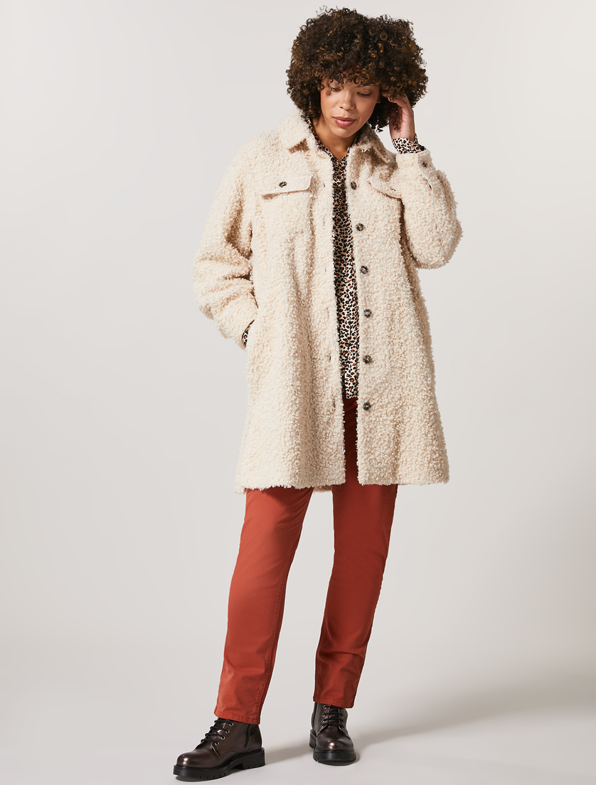Shaping-Fit-Hose aus Gabardine - Rostfarbe - Marina Rinaldi - 5