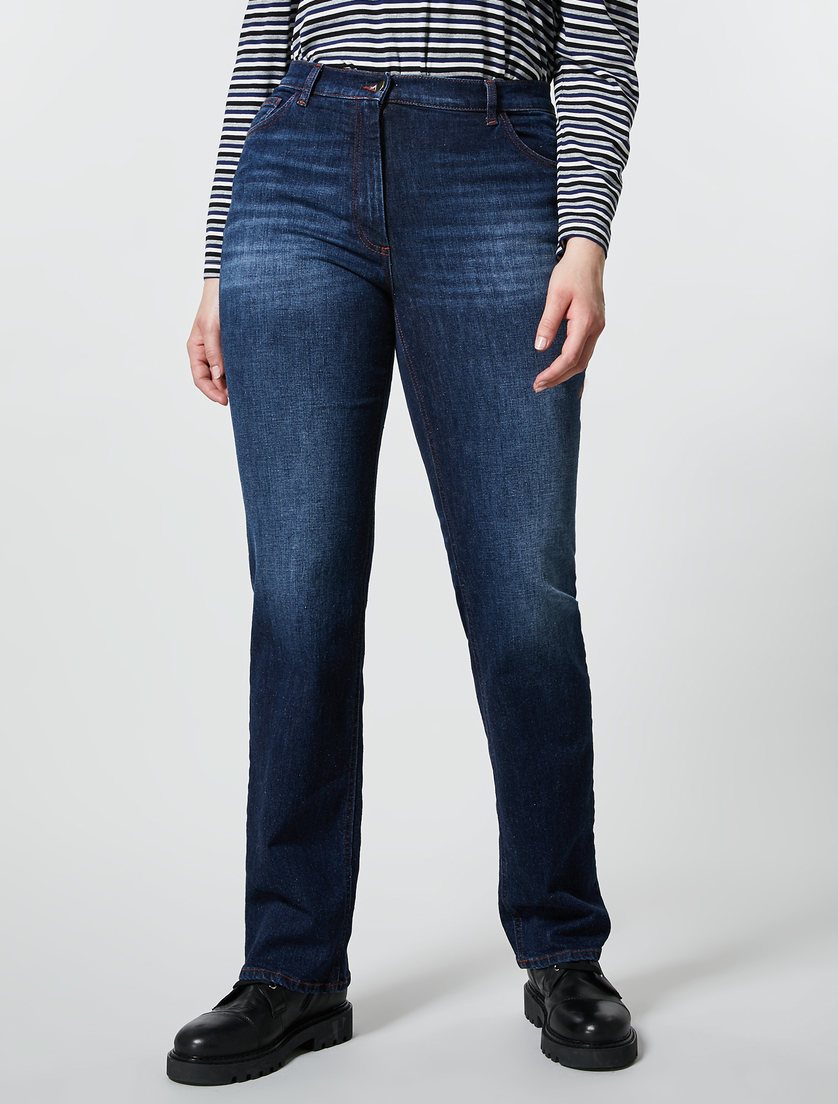 Super stretch denim jeans - Dark navy - Marina Rinaldi - 2