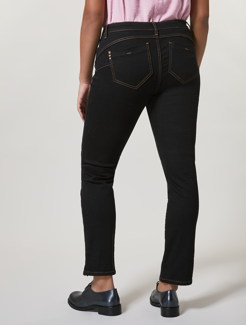 Shaping-Fit-Jeans aus Super-Stretch-Denim - Schwarz - Marina Rinaldi - 4