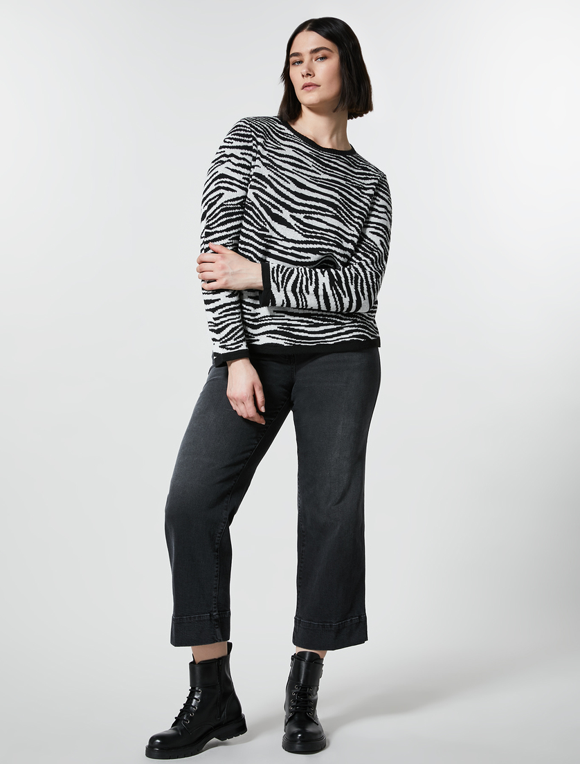 Jeans aus Super-Stretch-Denim - Schwarz - Marina Rinaldi