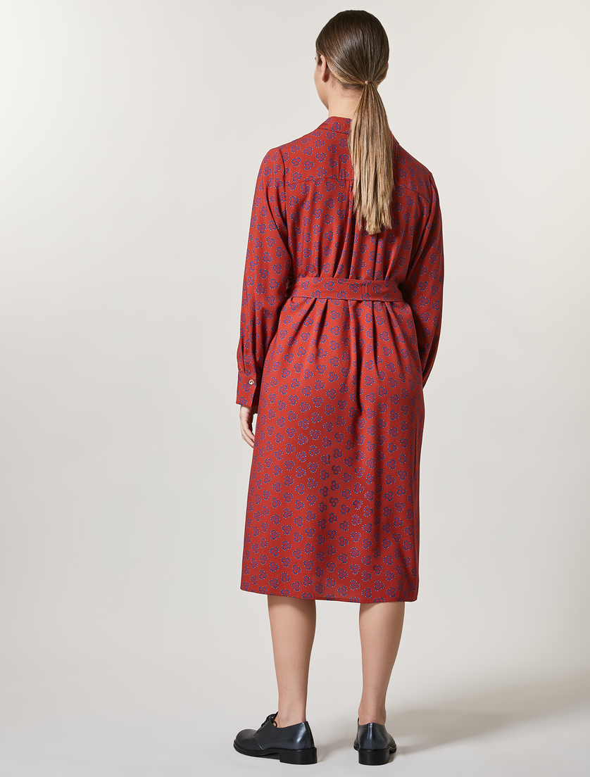 Kleid aus Viskose - Braun - Marina Rinaldi - 3