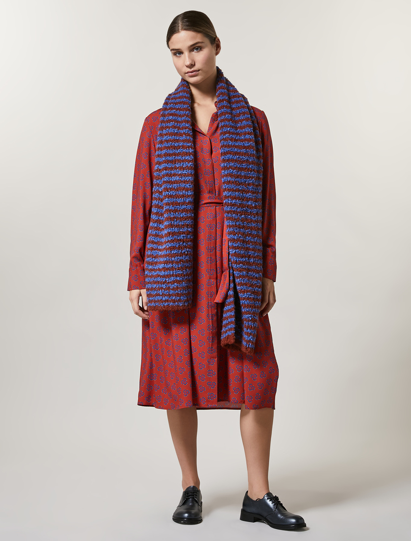 Kleid aus Viskose - Braun - Marina Rinaldi - 4