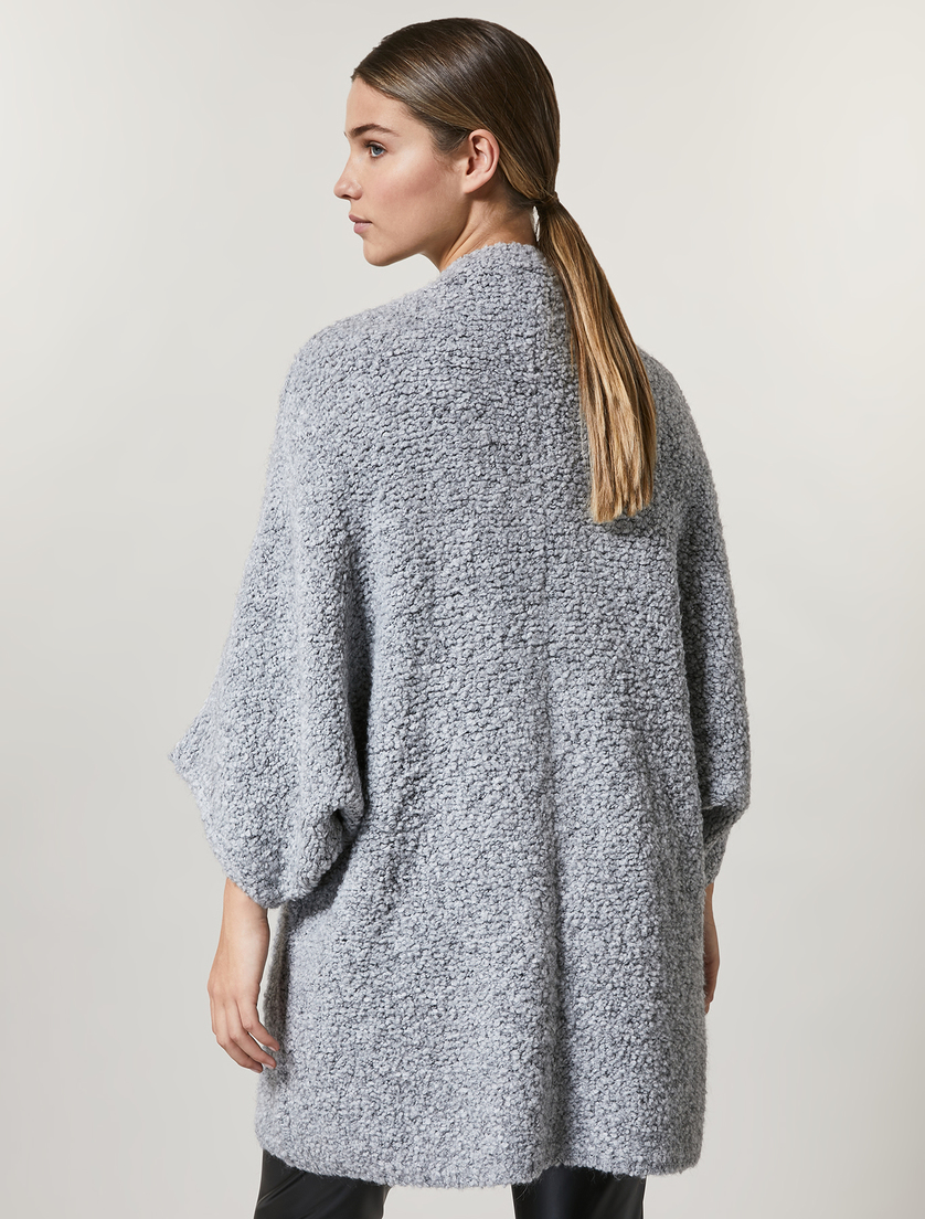 Cape aus Wollmischung - Silber - Marina Rinaldi - 3