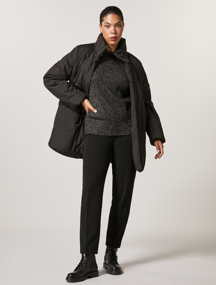 Pullover aus Viskose-Lurex-Mischung - Schwarz - Marina Rinaldi - 4