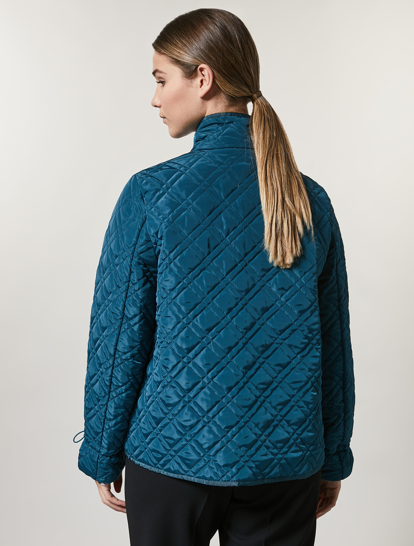 Water-repellent nylon down jacket - Dark green - Marina Rinaldi - 3