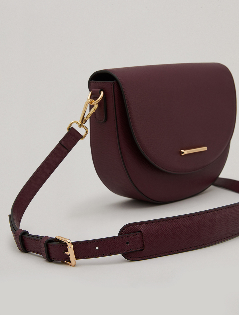Coated fabric bag - Bordeaux - Marina Rinaldi - 3