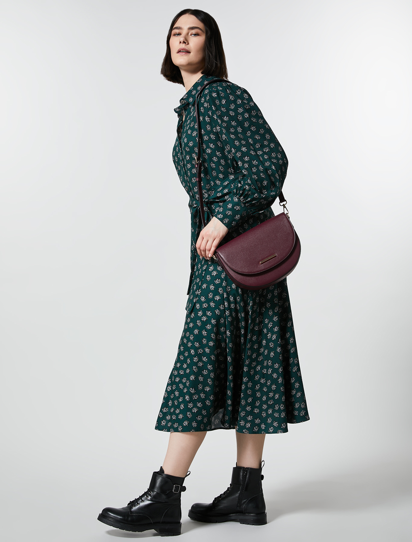 Coated fabric bag - Bordeaux - Marina Rinaldi - 5