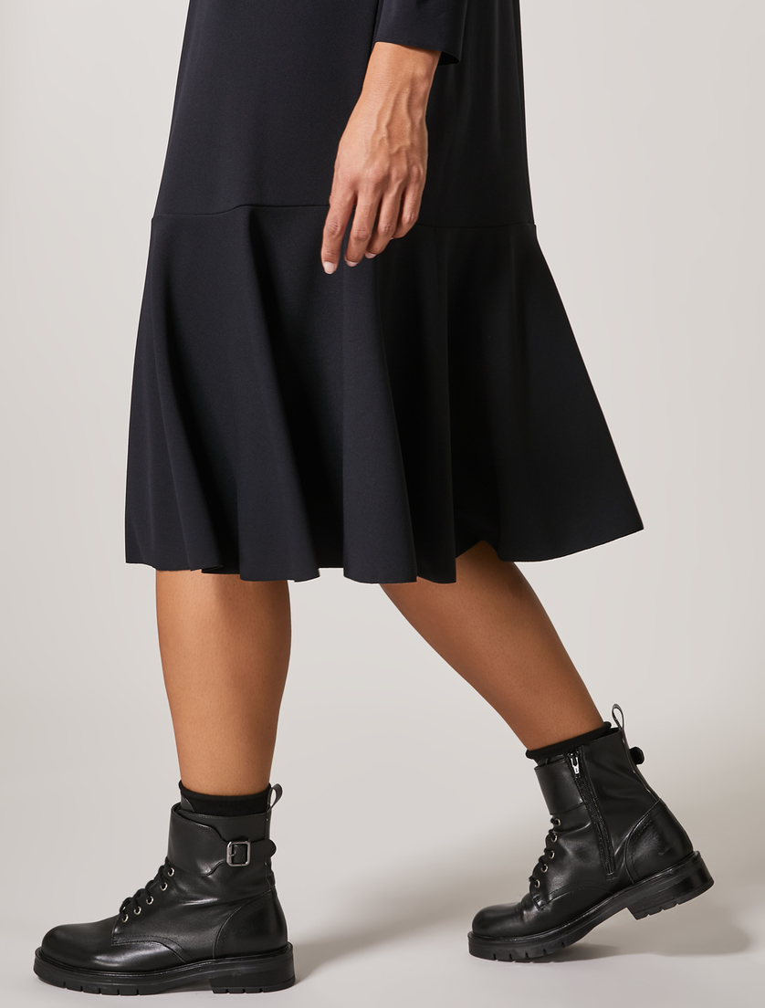 Scuba jersey dress - Dark navy - Marina Rinaldi - 2