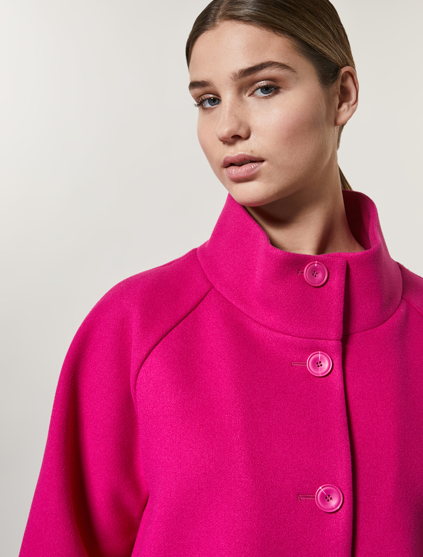 Jersey pea coat - Fuchsia - Marina Rinaldi - 2