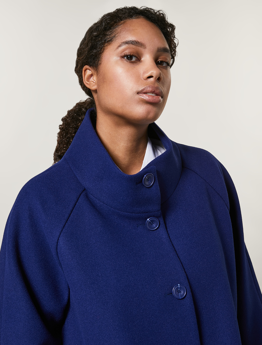 Jersey pea coat - Dark navy - Marina Rinaldi - 2