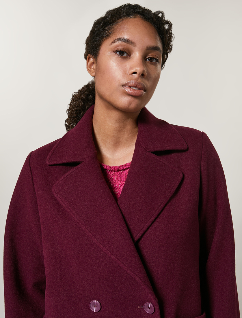 Jersey coat - Purple - Marina Rinaldi - 2