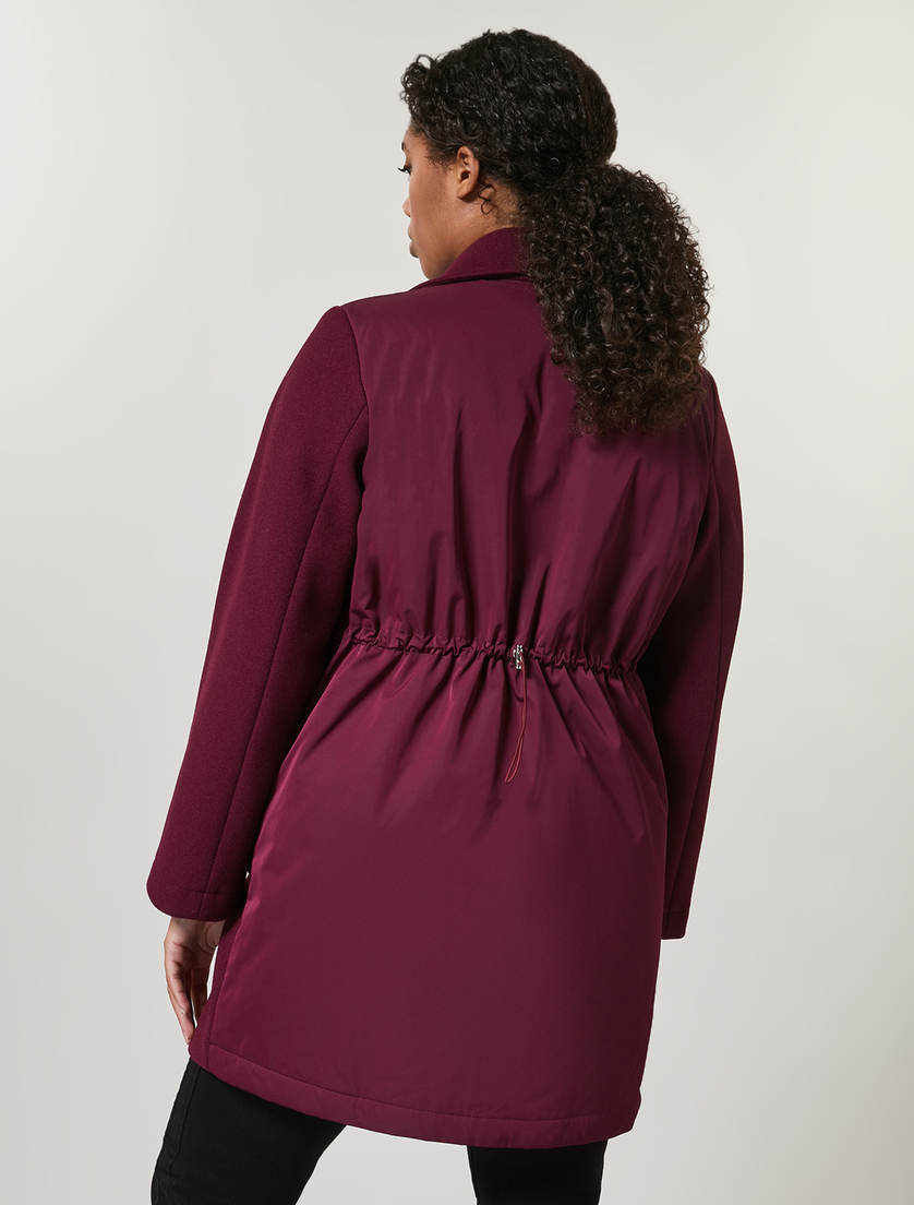 Jersey coat - Purple - Marina Rinaldi - 3