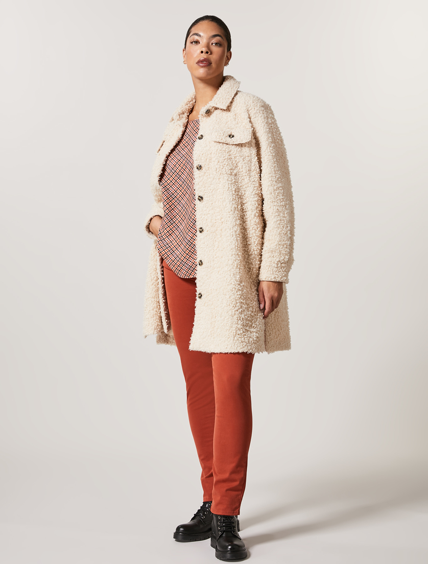 Bluse aus Viskose - Braun - Marina Rinaldi - 4