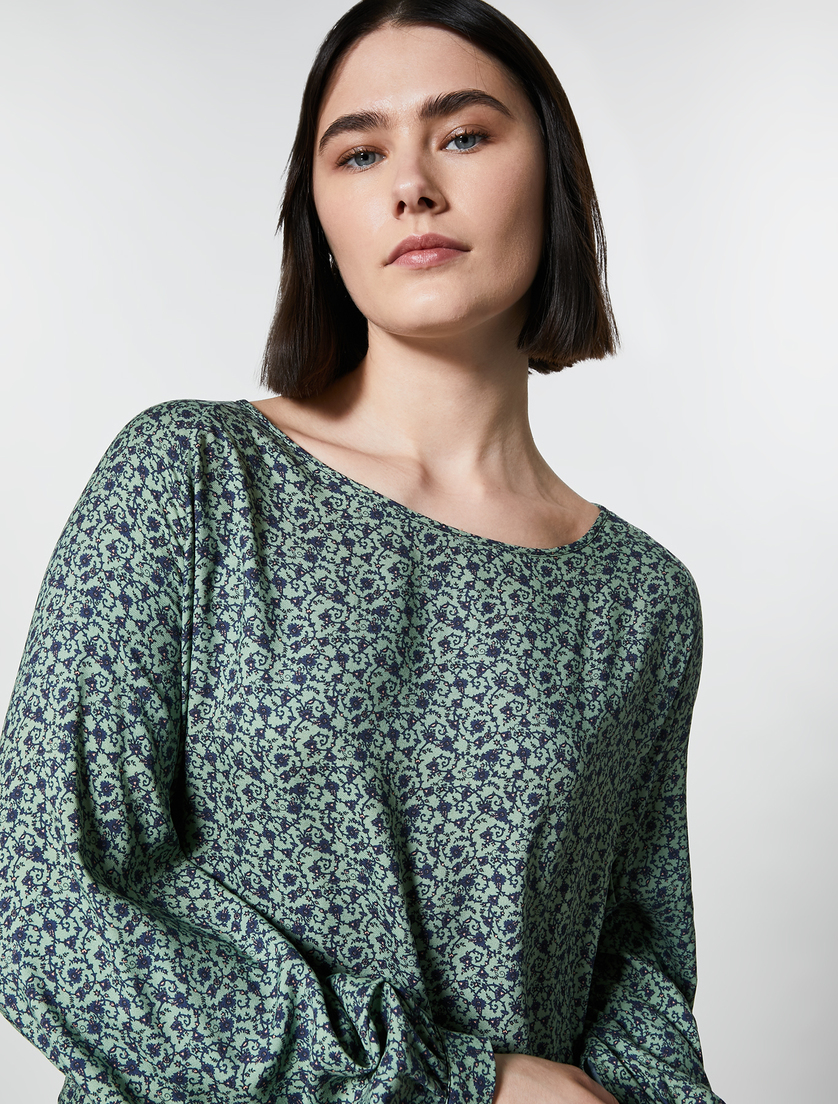 Viscose blouse - Green - Marina Rinaldi - 2