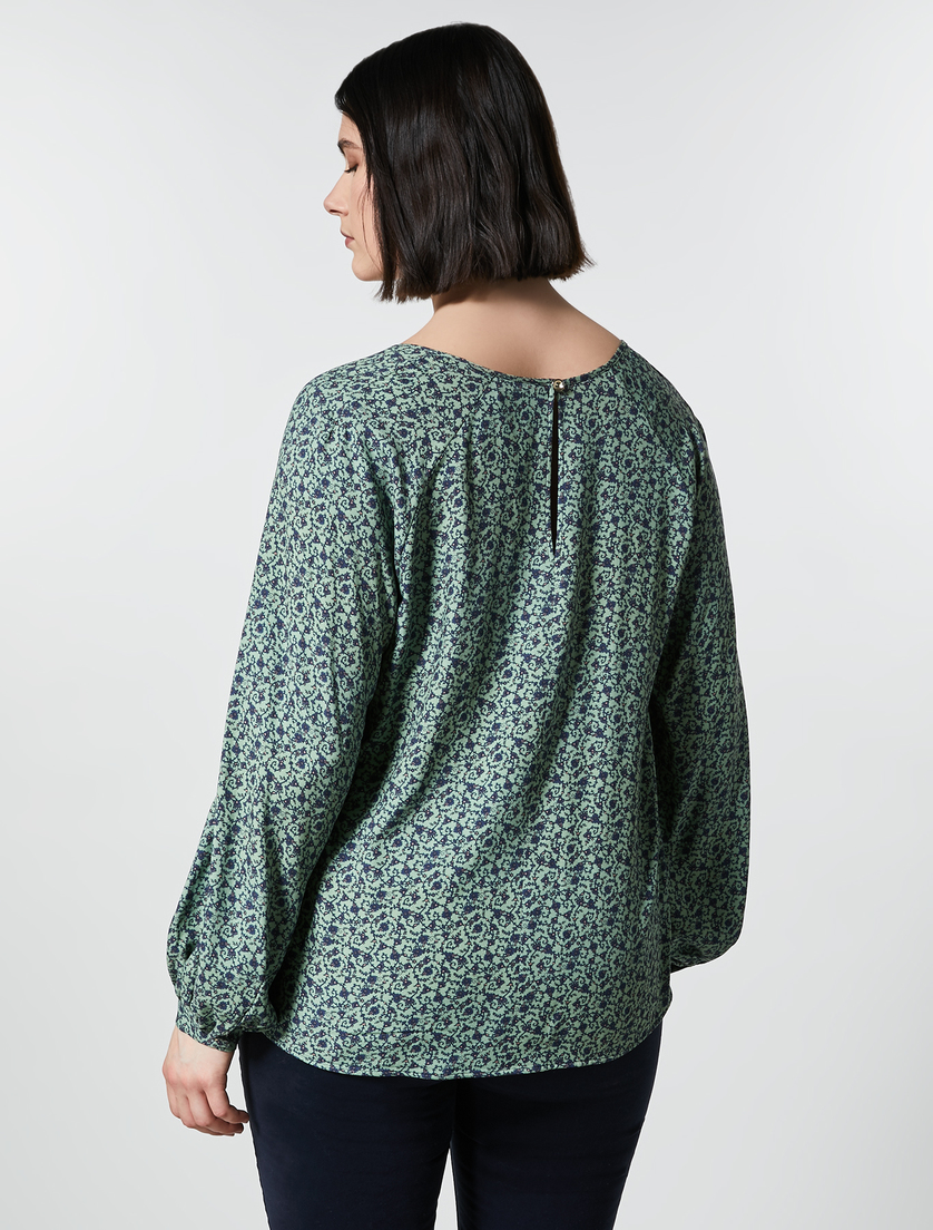 Viscose blouse - Green - Marina Rinaldi - 3