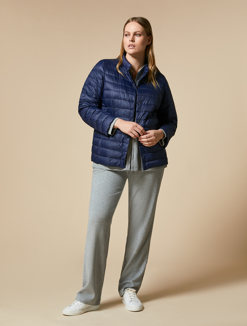 Nylon down jacket - Dark navy - Marina Rinaldi - 4