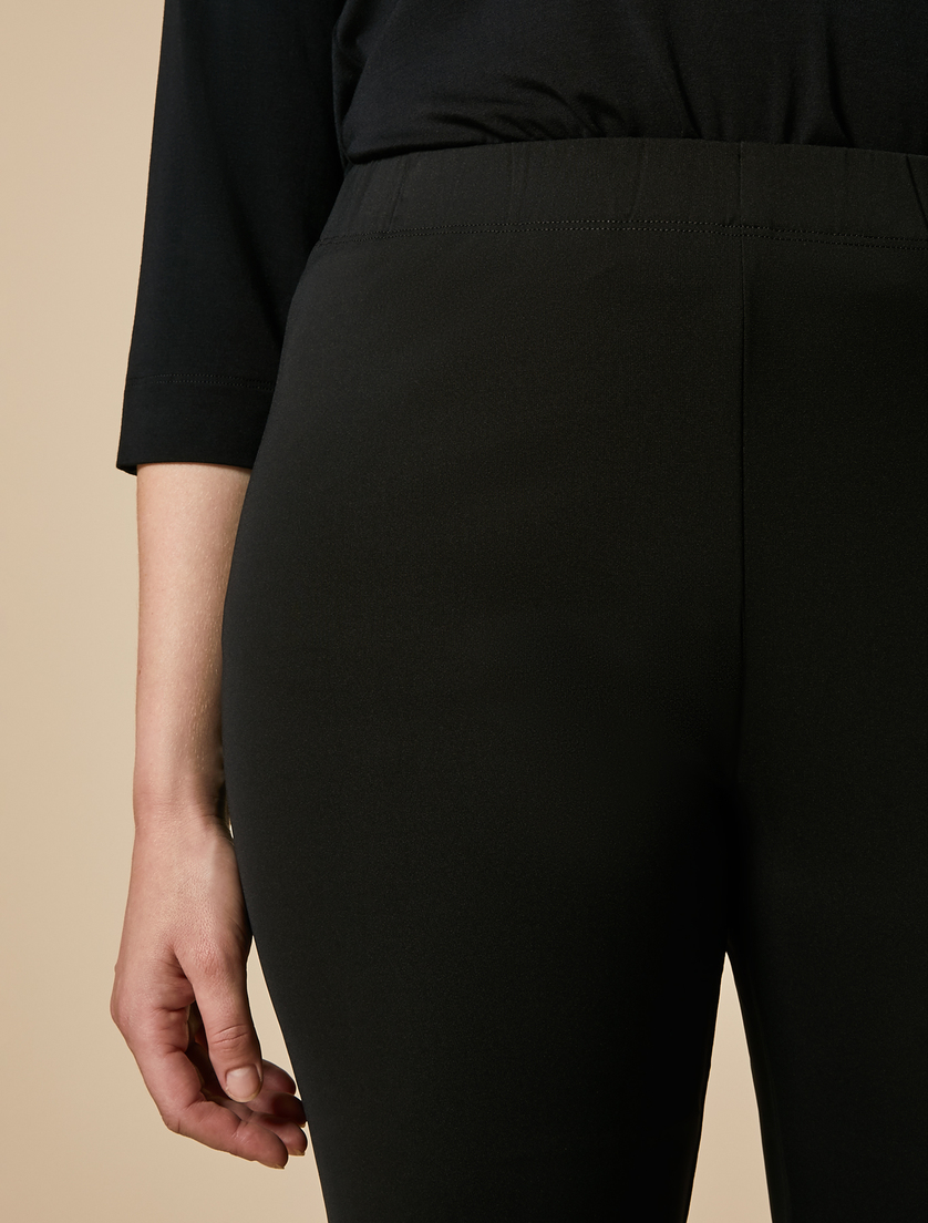 Leggings in technical jersey - Black - Marina Rinaldi - 3