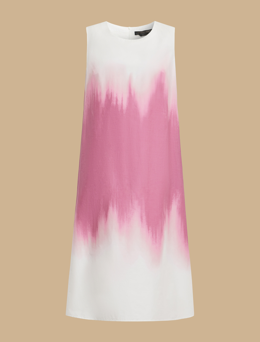 Faded cotton dress, pink Marina Rinaldi