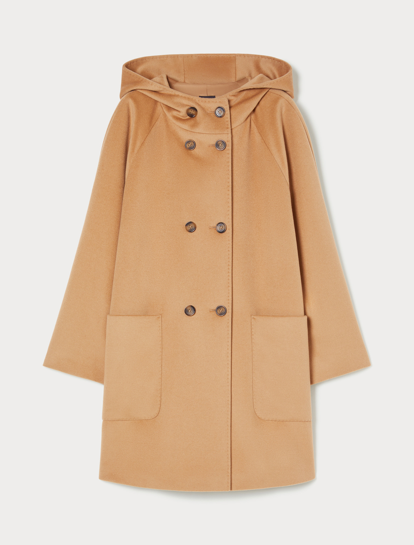 Coat in pure wool drap - BEIGE - Marina Rinaldi Coat in pure wool drap - BEIGE - Marina Rinaldi